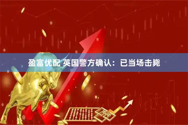 盈富优配 英国警方确认：已当场击毙