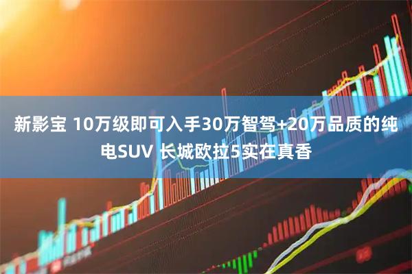 新影宝 10万级即可入手30万智驾+20万品质的纯电SUV 长城欧拉5实在真香